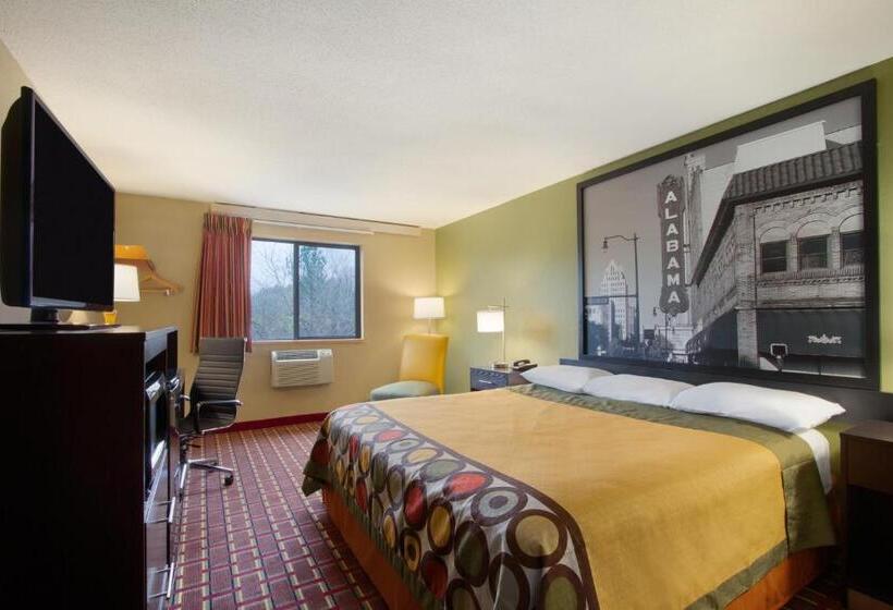 디럭스 스위트 킹 침대, Super 8 By Wyndham Homewood Birmingham Area