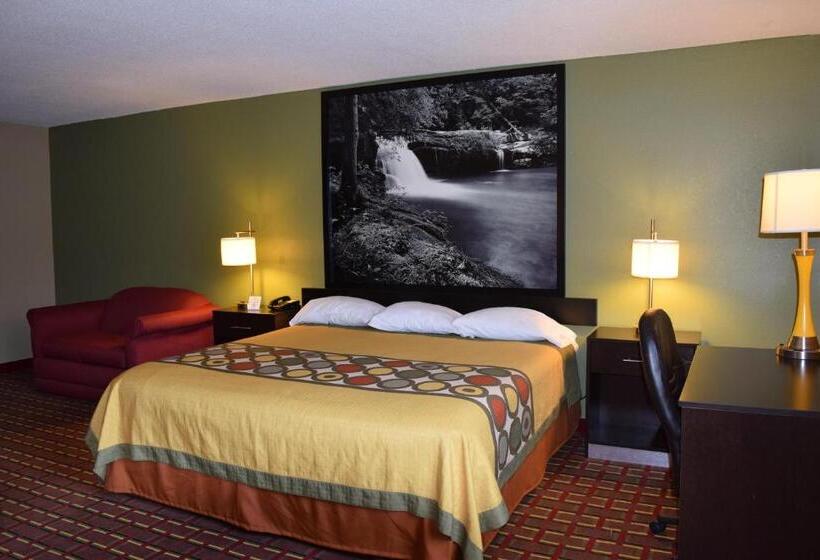 디럭스 스위트 킹 침대, Super 8 By Wyndham Homewood Birmingham Area