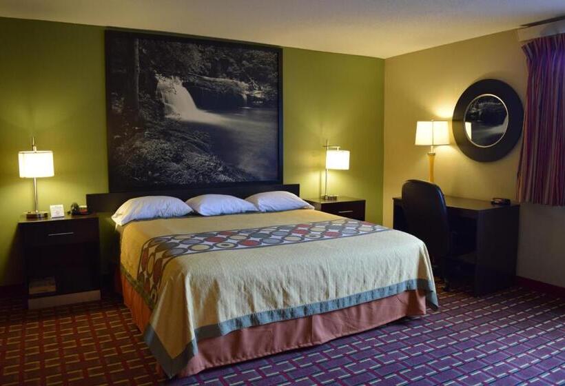 디럭스 스위트 킹 침대, Super 8 By Wyndham Homewood Birmingham Area