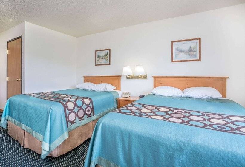 חדר סטנדרט שתי מיטות זוגיות, Super 8 By Wyndham Phillips