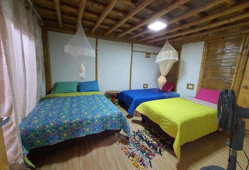 اتاق استاندارد چهارنفره با چشم‌انداز باغ, Tatacoa Star Eco