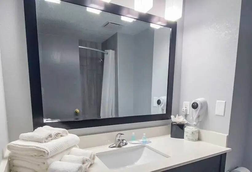 ２ダブルベッドのスタンダードルーム, Quality Inn Roseville Detroit North