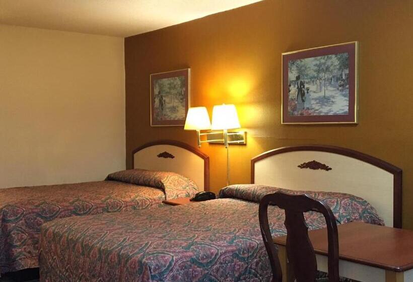 غرفه قياسيه سريرين مزدوجين, Budget Inn & Suites  Talladega