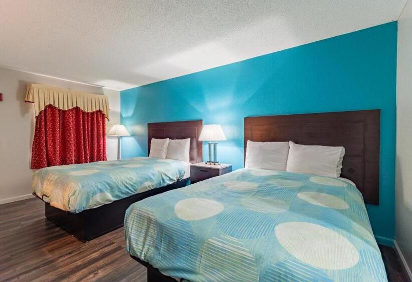 غرفه قياسيه سريرين مزدوجين, Carolina Lodge