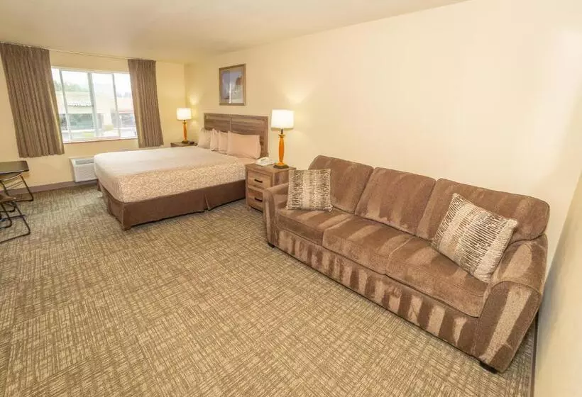 キングサイズベッドのスタンダードルーム, Clatskanie River Inn