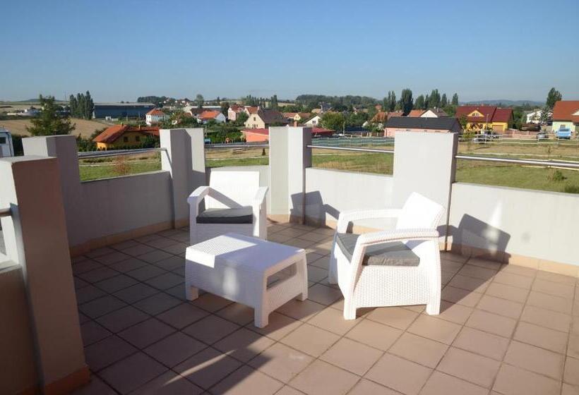 חדר סטנדרט עם מרפסת, Penzion Folbr