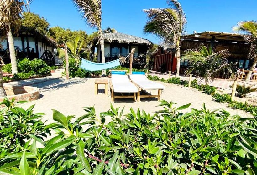 바다 전망 스탠다드 방갈로, El Refugio De Vichayito