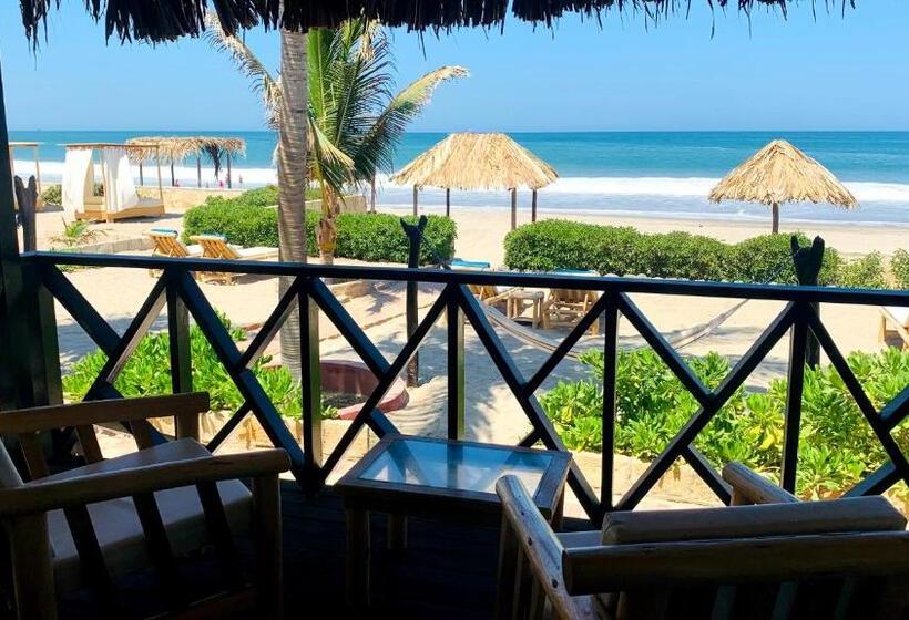 바다 전망 스탠다드 방갈로, El Refugio De Vichayito