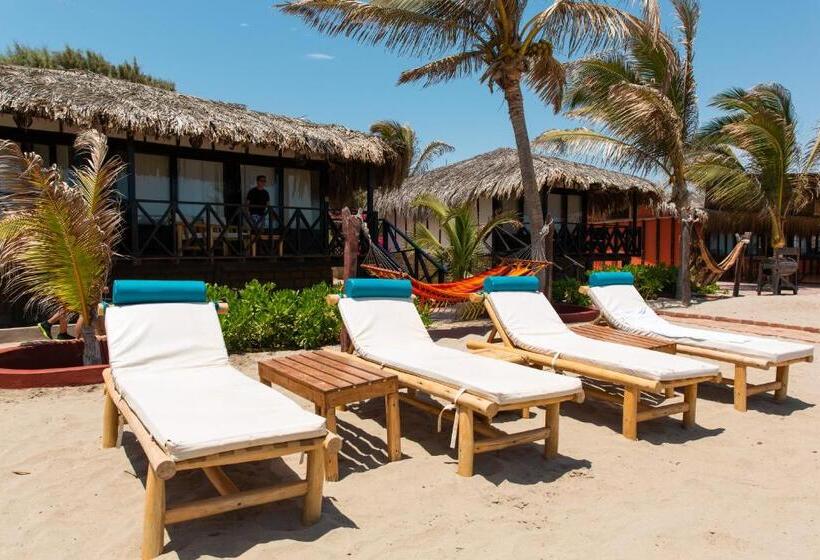 바다 전망 스탠다드 방갈로, El Refugio De Vichayito