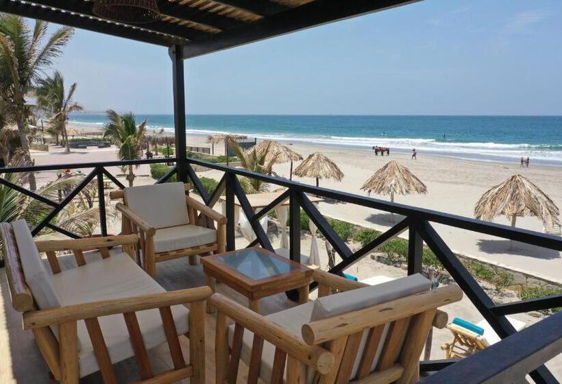 패밀리 방갈로 바다 전망, El Refugio De Vichayito