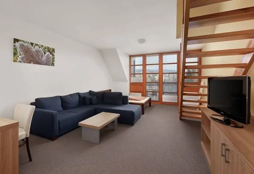 １ベッドルームスタンダードメゾネ, Wellness Apartmány říčky V Orlických Horách