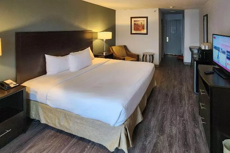 キングサイズベッドのスタンダードルーム, Clarion Inn Idaho Falls Riverfront