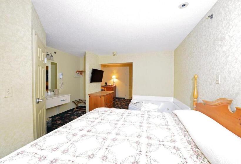 חדר סטנדרט עם מיטת קינג, Our Guest Inn And Suites Downtown