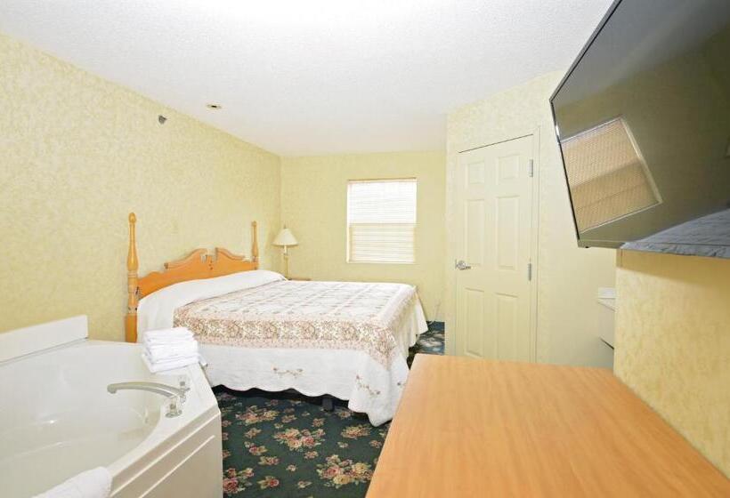 חדר סטנדרט עם מיטת קינג, Our Guest Inn And Suites Downtown