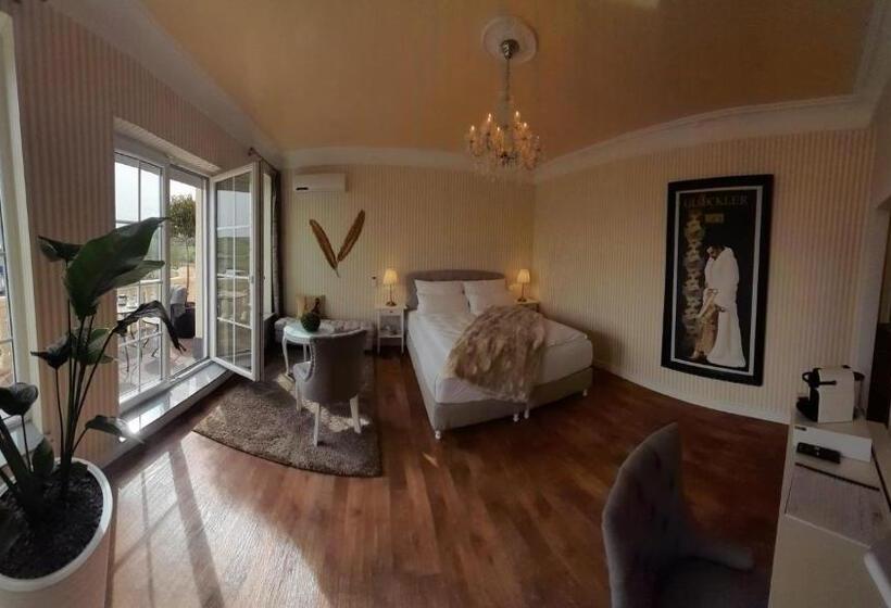 סוויטת ג'וניור עם מרפסת, Garni Am Schloss