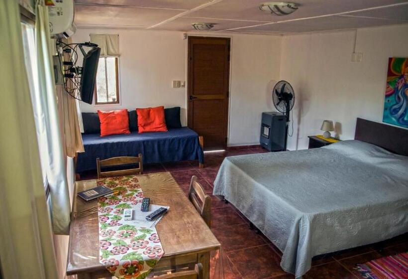 آپارتمان 1 خوابه همکف, Cabañas Patalsuelo