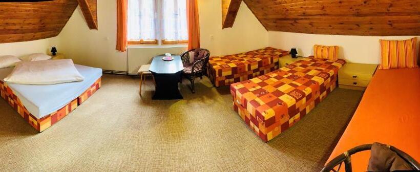 חדר משפחתי חדר אמבטיה משותף, Pension Pod Kaštany Srbská Kamenice