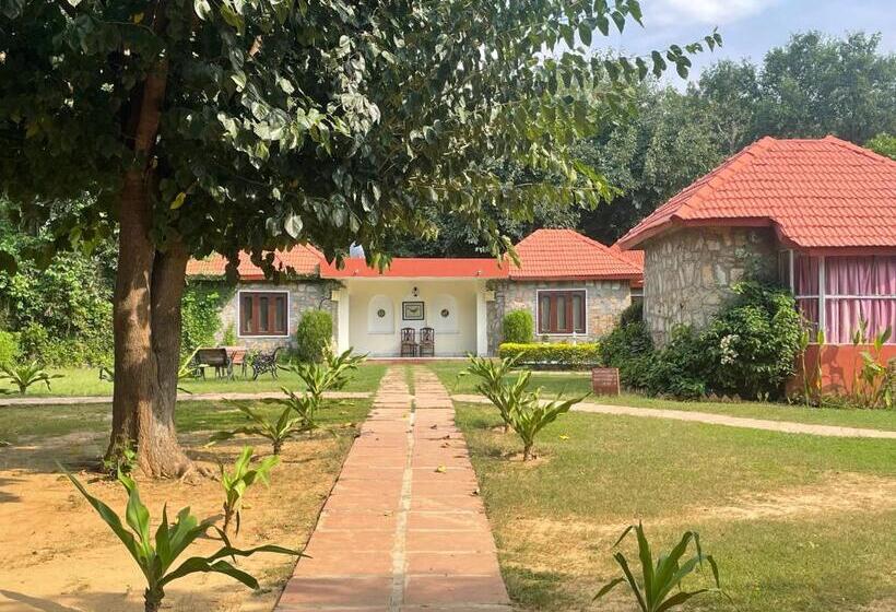 غرفة ديلوكس مطلّة علي الحديقة, Sariska Tiger Heaven