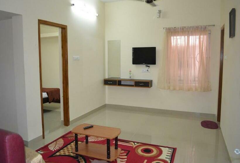 带2个卧室的套房, Jp Nivaas Guest House