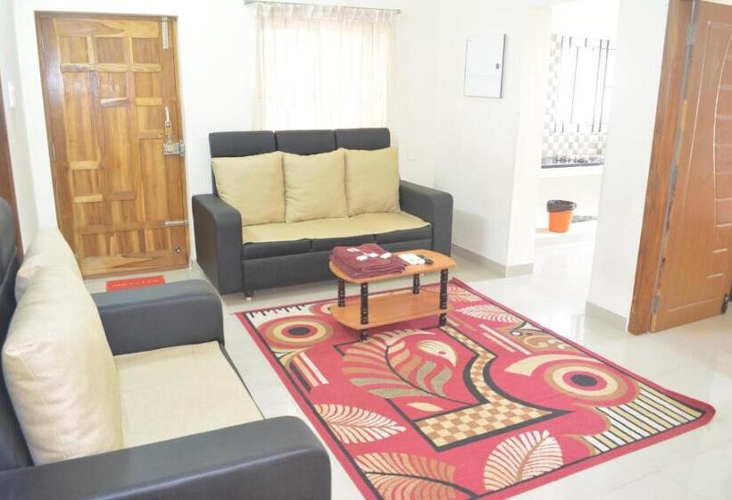 带2个卧室的套房, Jp Nivaas Guest House