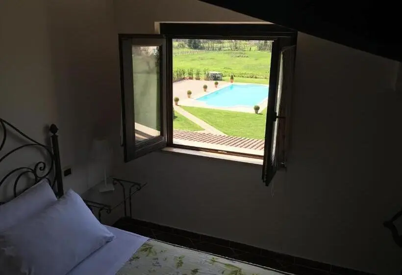 プールビュースタンダードルーム, Il Casale Di Riardo Luxury B&b