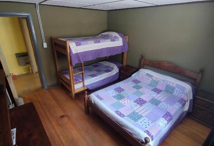 Четырехместный номер эконом класса с общей ванной комнатой, Hospedaje Leñas Del Tolosa