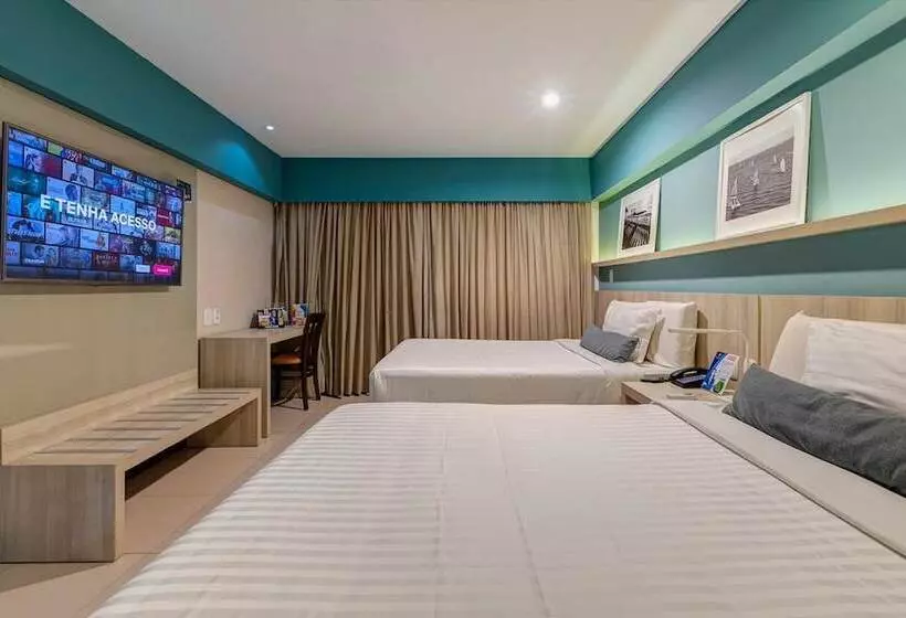 اتاق اساندارد با چشم‌انداز جانبی به دریا, Monte Pascoal Praia Hotel Salvador