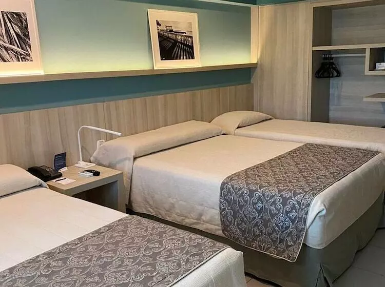 اتاق اساندارد با چشم‌انداز جانبی به دریا, Monte Pascoal Praia Hotel Salvador
