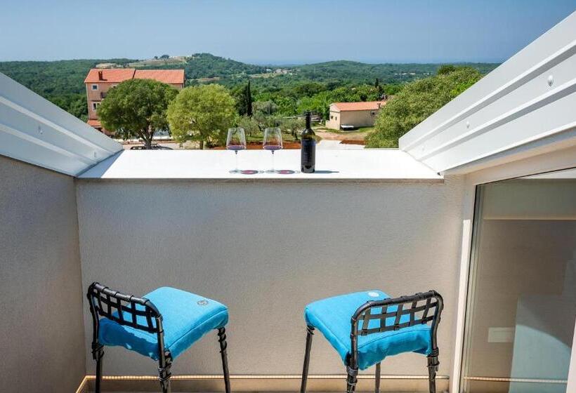 バルコニー付きデラックスルーム, Relais And Wine San Tommaso