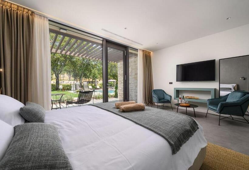 带大床的豪华间, Relais And Wine San Tommaso