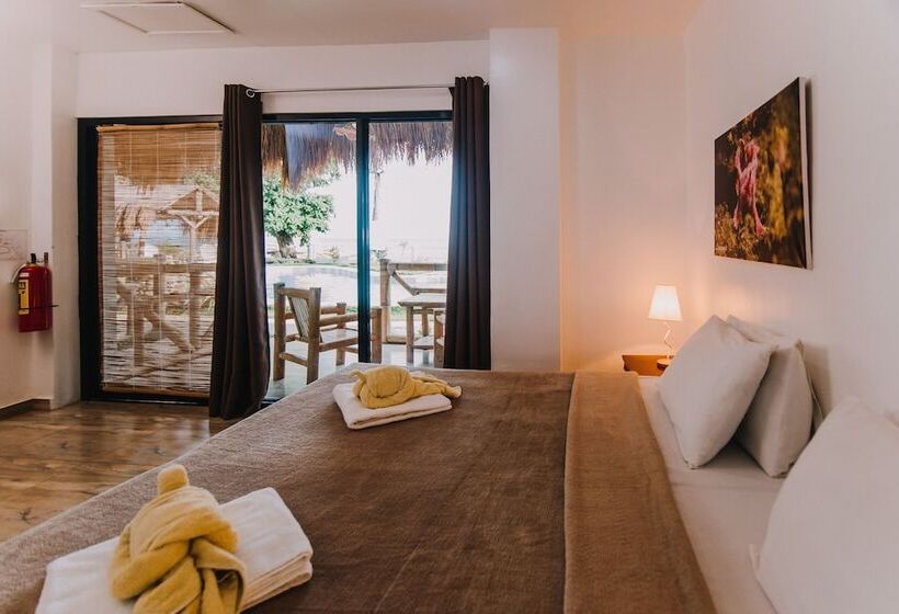 اتاق لوکس با چشمانداز دریا, Lavanya Beach And Dive Resort