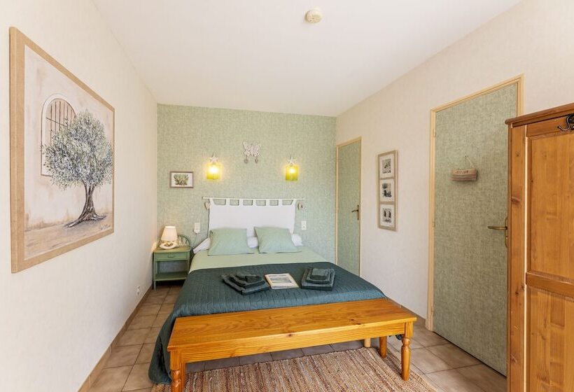 标准间带双人床, La Bastide Des Roses