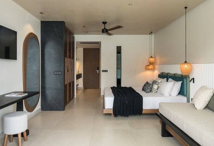 غرفة قياسية مطلّة علي البحر, Fodele Beach Water Park Resort