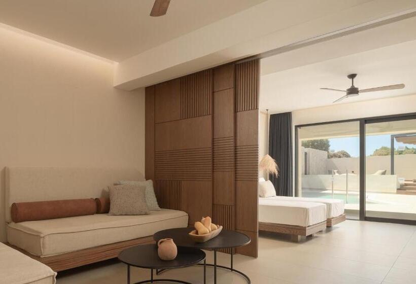 جناح مزود بحمام سباحة, Fodele Beach Water Park Resort