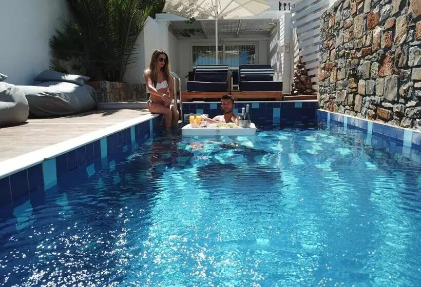 ویلای یک اتاق خوابه با استخر شنا, Minos Imperial Luxury Beach Resort & Spa Milatos