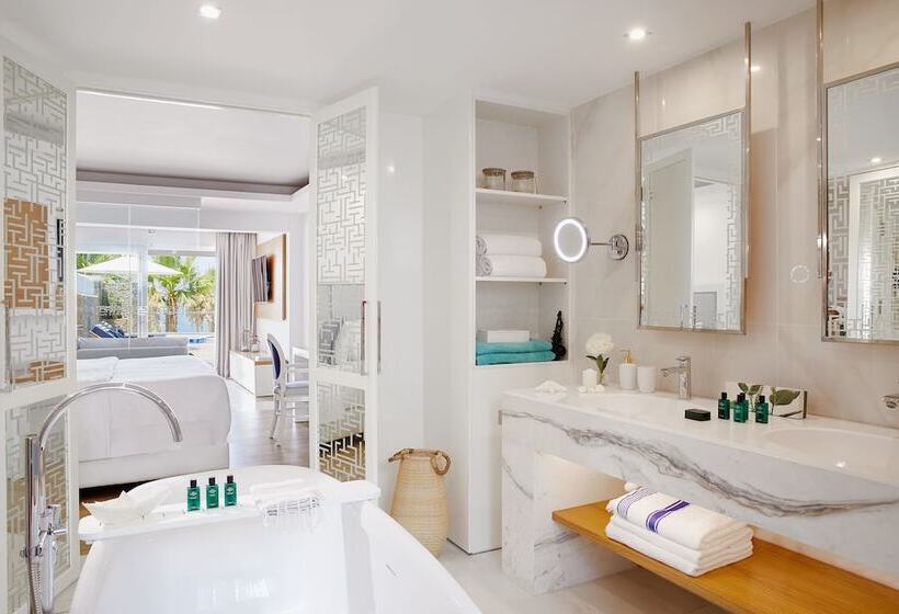 ویلای یک اتاق خوابه با استخر شنا, Minos Imperial Luxury Beach Resort & Spa Milatos