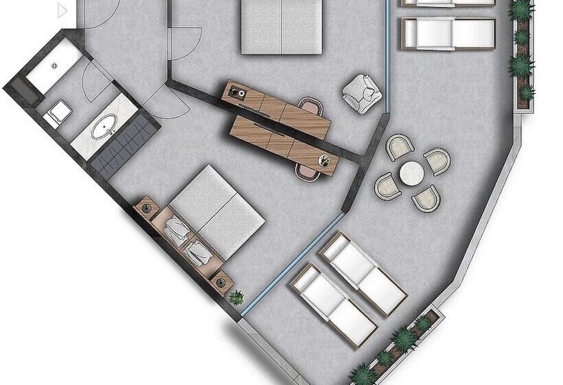 Люкс Семейный 2 Спальни, Rodos Princess Beach