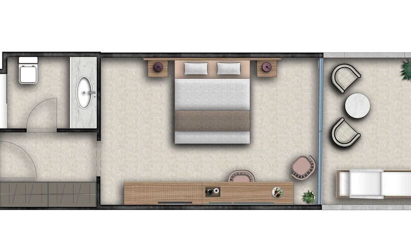 Номер Economy, Rodos Princess Beach