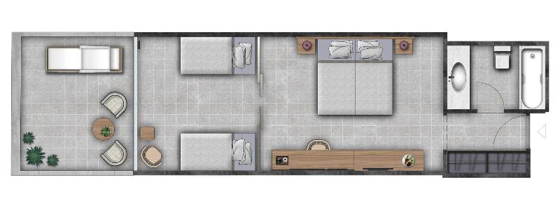 Семейный Номер Вид на Море, Rodos Princess Beach