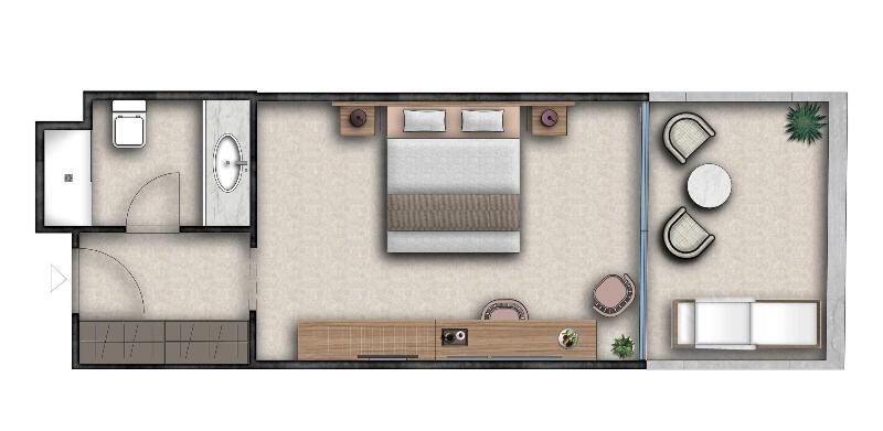 Номер Стандарт Вид на Море, Rodos Princess Beach