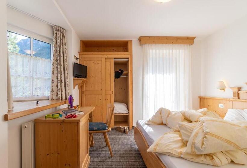 غرفة قياسية مطلة على الجبل, Albergo Canazei