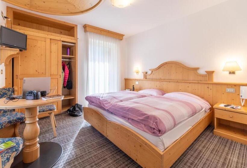 غرفة قياسية مطلة على الجبل, Albergo Canazei