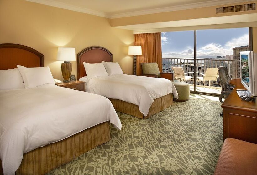 חדר סטנדרט שתי מיטות זוגיות, Hilton Hawaiian Village Waikiki Beach Resort