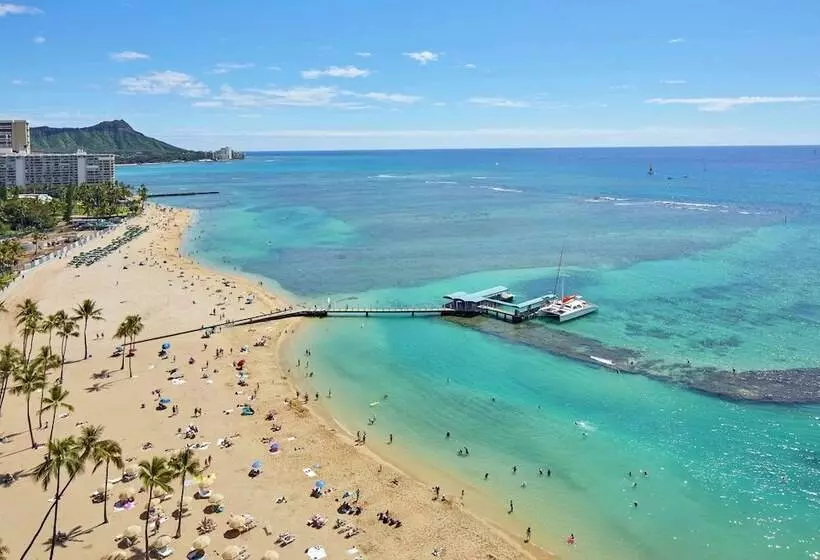 سوییت جونیور با چشمانداز دریا, Hilton Hawaiian Village Waikiki Beach Resort