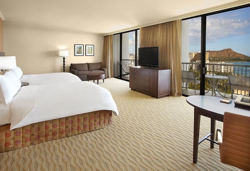 주니어 스위트 바다 전망, Hilton Hawaiian Village Waikiki Beach Resort