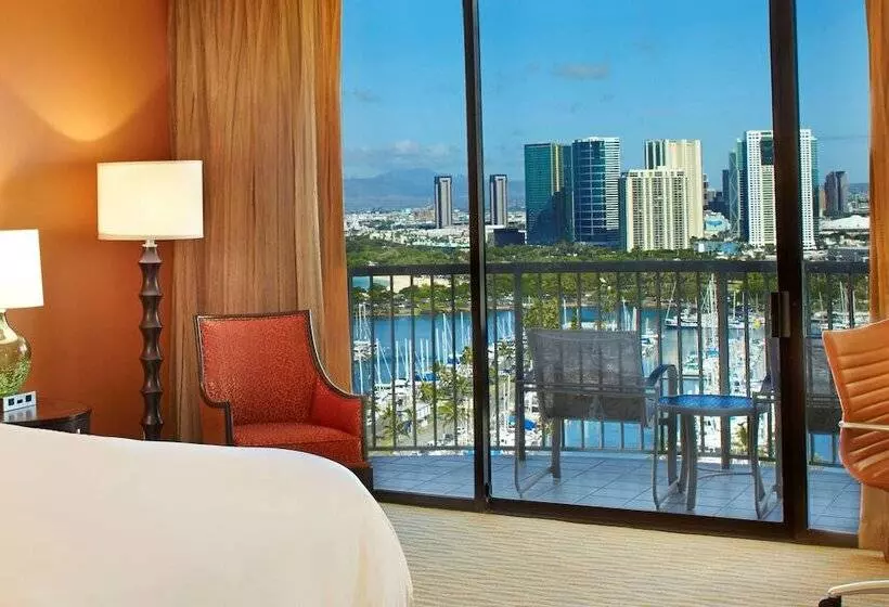 اتاق استاندارد با 2 تخت دوبل, Hilton Hawaiian Village Waikiki Beach Resort