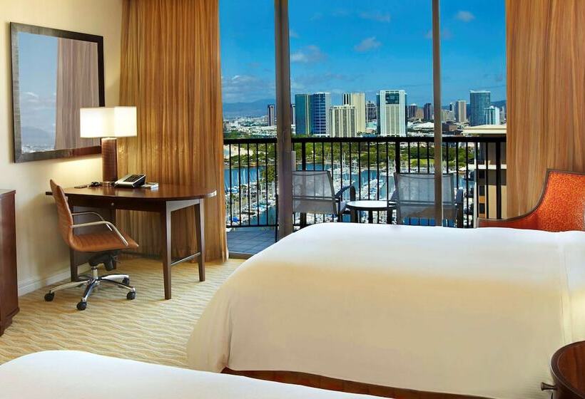חדר סטנדרט שתי מיטות זוגיות, Hilton Hawaiian Village Waikiki Beach Resort