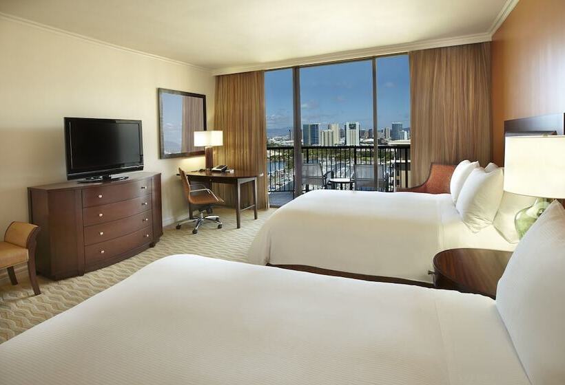 חדר סטנדרט שתי מיטות זוגיות, Hilton Hawaiian Village Waikiki Beach Resort