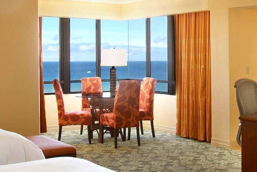 주니어 스위트 바다 전망, Hilton Hawaiian Village Waikiki Beach Resort