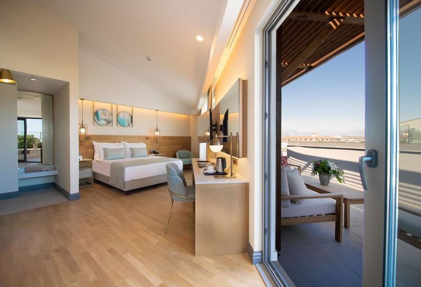 اتاق لوکس با تراس, Miramare Beach Hotel Ultra All Inclusive